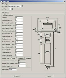 Method Development - Personalised GUI of Bolt Generator