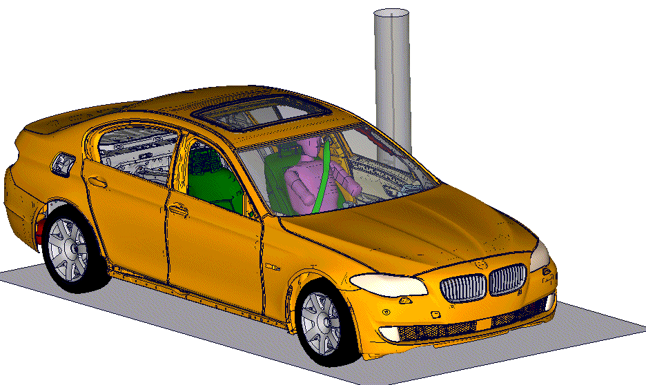 Abaqus Explicit BMW Side Impact
