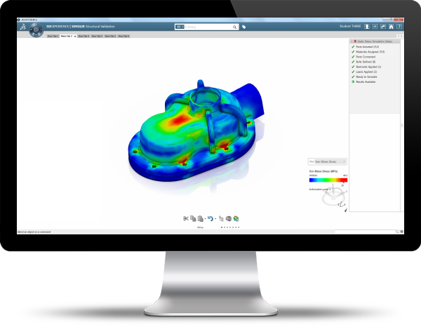 SIMULIA 3DEXPERIENCE Screenshot