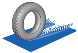 Structural Analysis - Fluid Structure Interaction - Tyre Aqua Planing