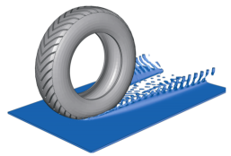 Structural Analysis - Fluid Structure Interaction - Tyre Aqua Planing