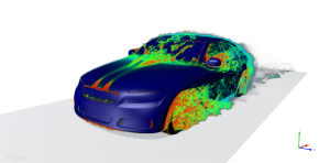 XFlow CFD - Aerodynamics - car body