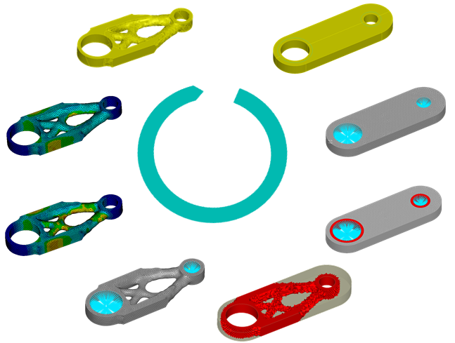 Tosca Topology Optimization process