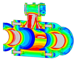 Plastic deformation in Valve